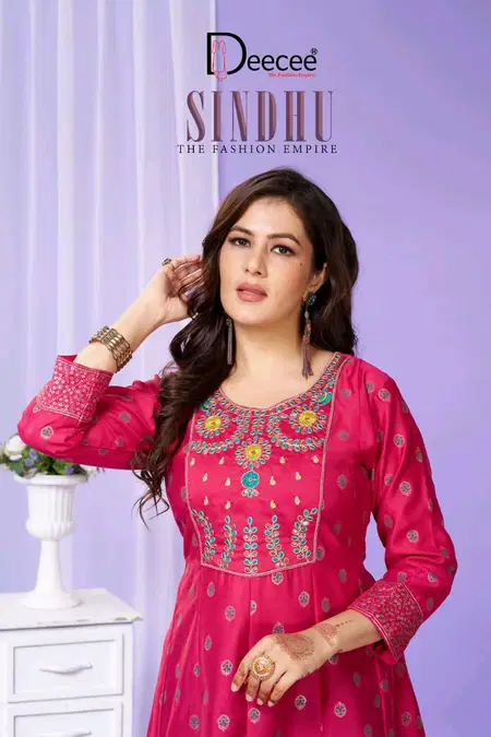 Sindhu By Deecee Vatican Flared Ladies Anarkali Kurtis Wholesale Shop In Surat